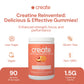 Create Creatine Monohydrate Gummies – 1.5g Per Gummy, Vegan, Anti-Melting, Sour Peach Flavor