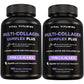 Vital Vitamins Multi Collagen Plus (2-Pack) – Biotin, Hyaluronic Acid & Vitamin C for Hair, Skin, Nails | Type I–X Collagen (Women & Men)