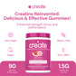 Create Creatine Monohydrate Gummies – 1.5g per Gummy, Vegan, Anti-Melt, Orange Flavor
