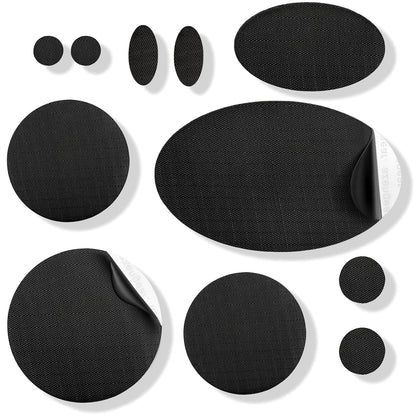 Repair Patches (30+ Colours) for Puffer Jackets, Tents, Upholstery - Stick On, Waterproof, Tear-Cold-Heat-Resistant