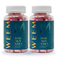 WEEM Hair Skin Nails Gummies - Vegan Biotin for Stronger Hair & Nails