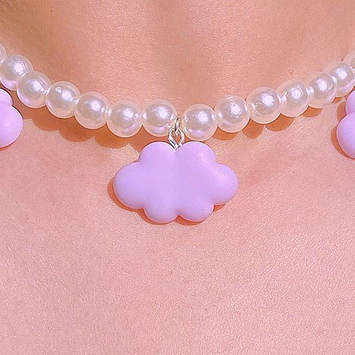 Cloud Pendant Fashion Hip Hop Pearl Cloud Necklace - Get Me Products