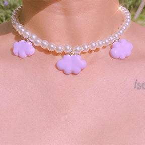 Cloud Pendant Fashion Hip Hop Pearl Cloud Necklace - Get Me Products