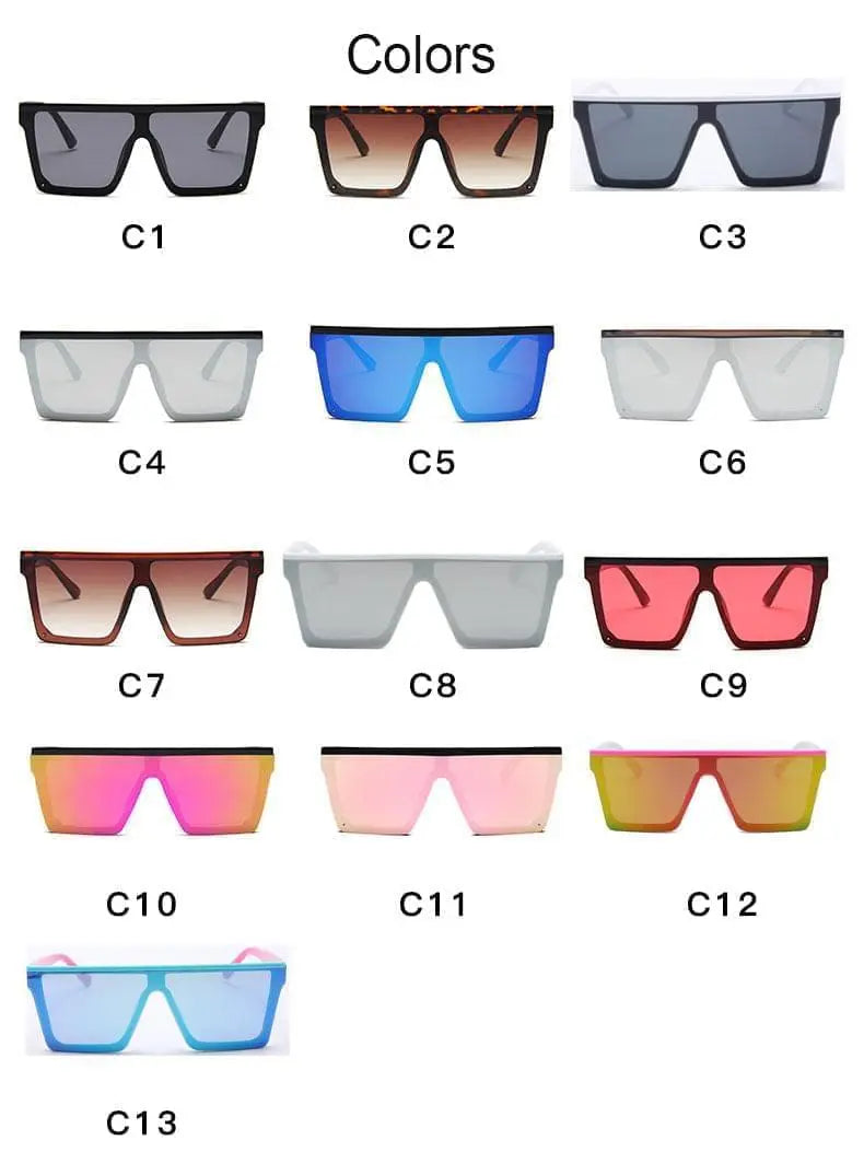 2023 Trendy fashion mens sunglasses woman sun glasses big square designer ladies luxury sunglasses custom - Get Me Products