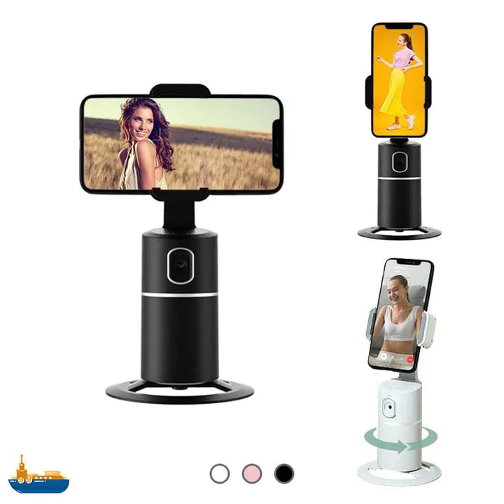 360 Smart Ai Auto Face Recognition Stand Tripod Stabilizer Tracking Phone Holder - Get Me Products