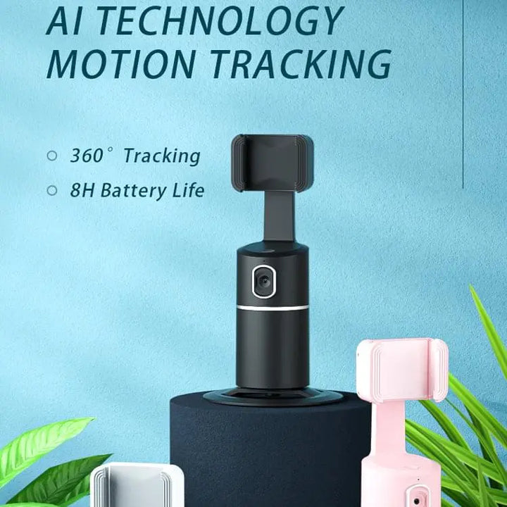 360 Smart Ai Auto Face Recognition Stand Tripod Stabilizer Tracking Phone Holder - Get Me Products