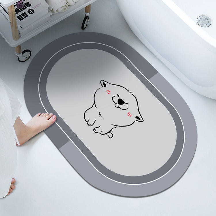 Cushion Bathroom Sliding Door Floor Bathroom Foot Mat - Get Me Products