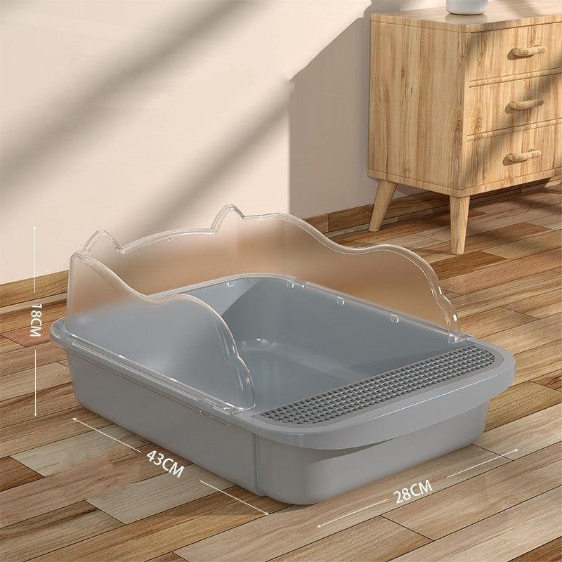 Oversized Splash-proof Cat With Sand In A Litter Box getmeproducts.co.uk