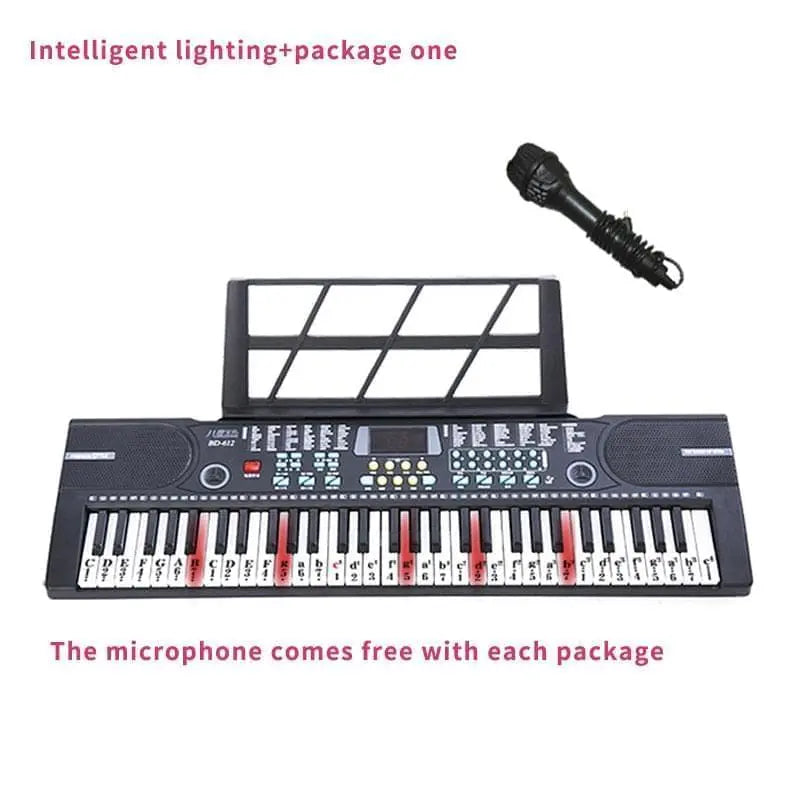 61 touch response keys electric keyboard, oriental keyboard, electronic organ baby piano musical toys - Get Me Products