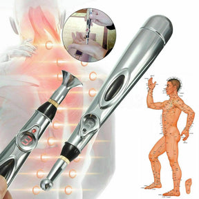 Electronic Acupuncture 9 Gear Pen Pain Relif Therapy Massage Pen Meridian Health Care Neck Massage Body Relax Therapy Acupuncture Electronic Pen Meridian Energy Heal Massage Pain Relief - Get Me Products