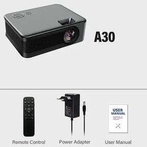 AUN MINI Projector Smart TV WIFI Portable Home Theater Cinema Battery - Get Me Products