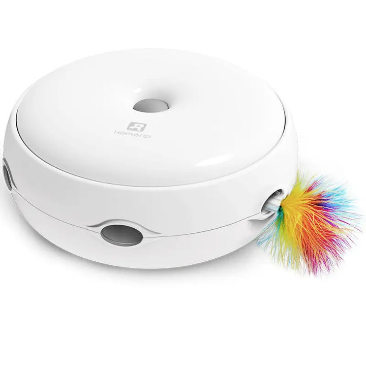 Amazon hot-selling electric cat toy smart funny cat stick crazy play plate cat catch mouse donut automatic turntable - Get Me Products