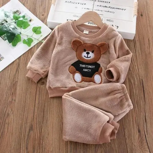 Baby Boys And Girls Clothing Set Tricken Fleece Children Hooded - Get Me Products