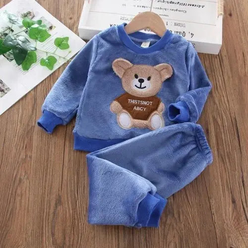 Baby Boys And Girls Clothing Set Tricken Fleece Children Hooded - Get Me Products