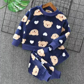 Baby Boys And Girls Clothing Set Tricken Fleece Children Hooded - Get Me Products