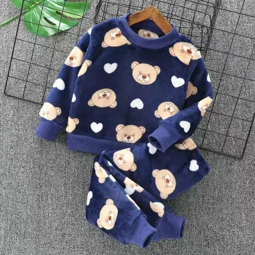 Baby Boys And Girls Clothing Set Tricken Fleece Children Hooded - Get Me Products