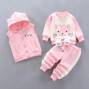 Baby Boys And Girls Clothing Set Tricken Fleece Children Hooded - Get Me Products