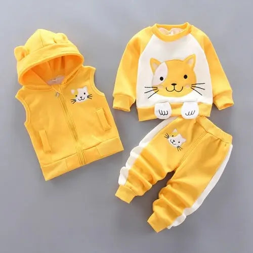 Baby Boys And Girls Clothing Set Tricken Fleece Children Hooded - Get Me Products