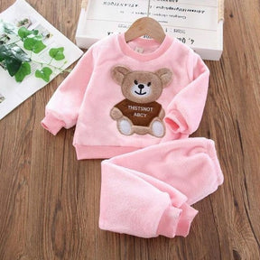 Baby Boys And Girls Clothing Set Tricken Fleece Children Hooded - Get Me Products