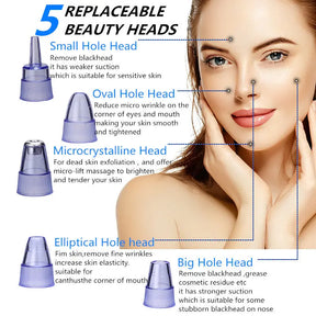 Blackhead Remover Instrument Black Dot Remover Acne Vacuum Suction Face Clean Black Head Pore Cleaning Beauty Skin Care Tool - Get Me Products