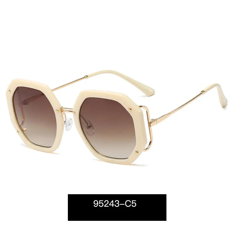Designer Sunglasses Women 2023 Fashion Shades UV400 Big Glasses Oculos CE UV400 PC Gradient Resin - Get Me Products