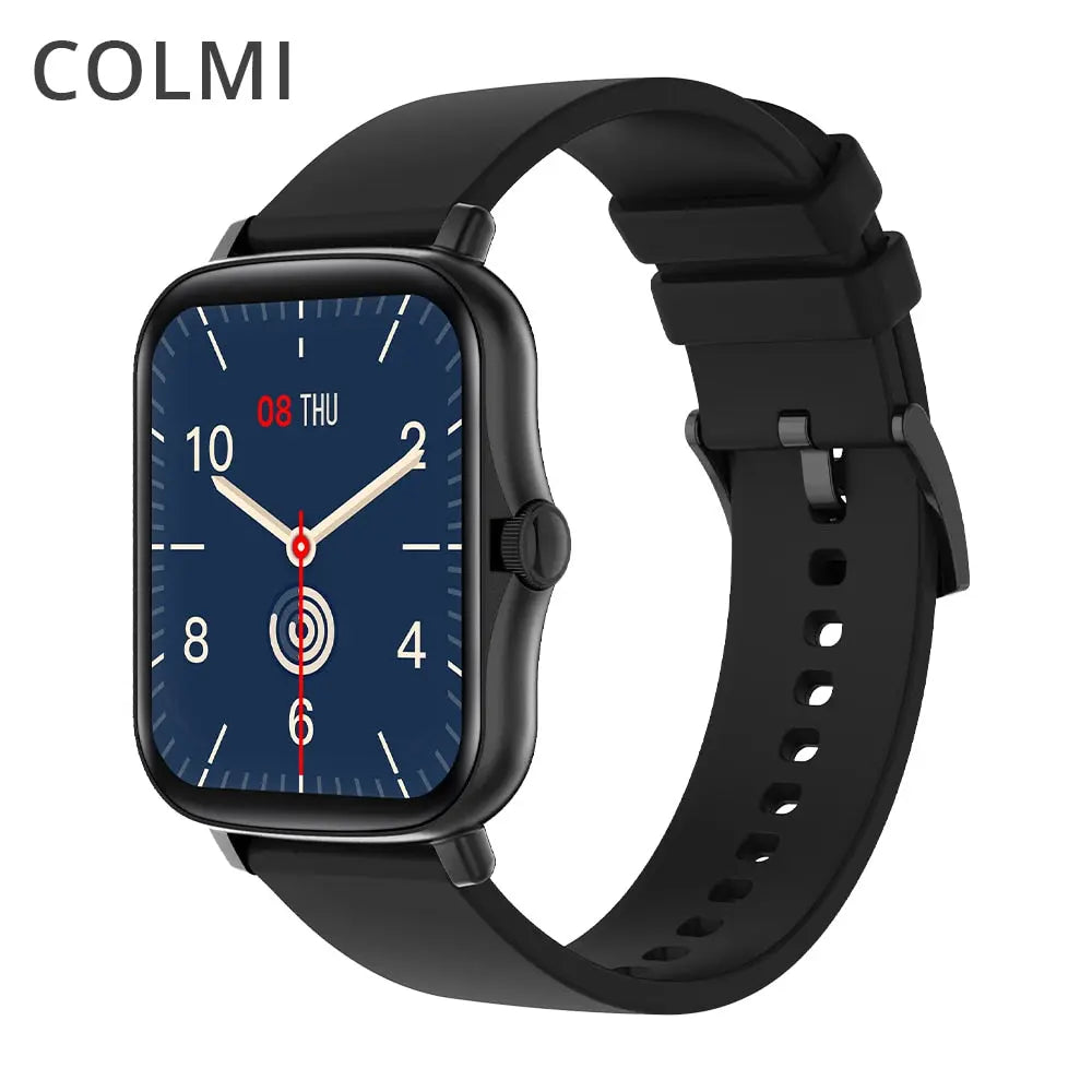 COLMI P8 Plus 1.69 inch 2023 Smart Watch Men Full Touch Fitness Tracker IP67 waterproof Women GTS 2 Smartwatch for Xiaomi phone - Get Me Products