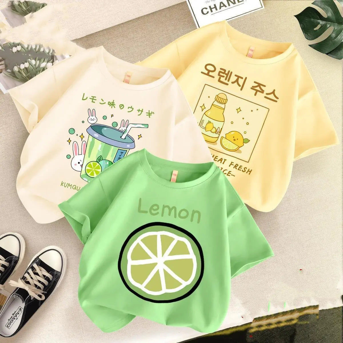 Children's Summer Clothes Cartoon Short Sleeved Top - Get Me Products