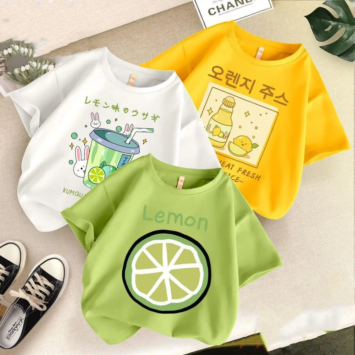 Children's Summer Clothes Cartoon Short Sleeved Top - Get Me Products