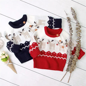 Christmas Deer Knitted Sweater | Children's Sweater - Get Me Products