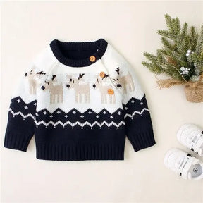 Christmas Deer Knitted Sweater | Children's Sweater - Get Me Products