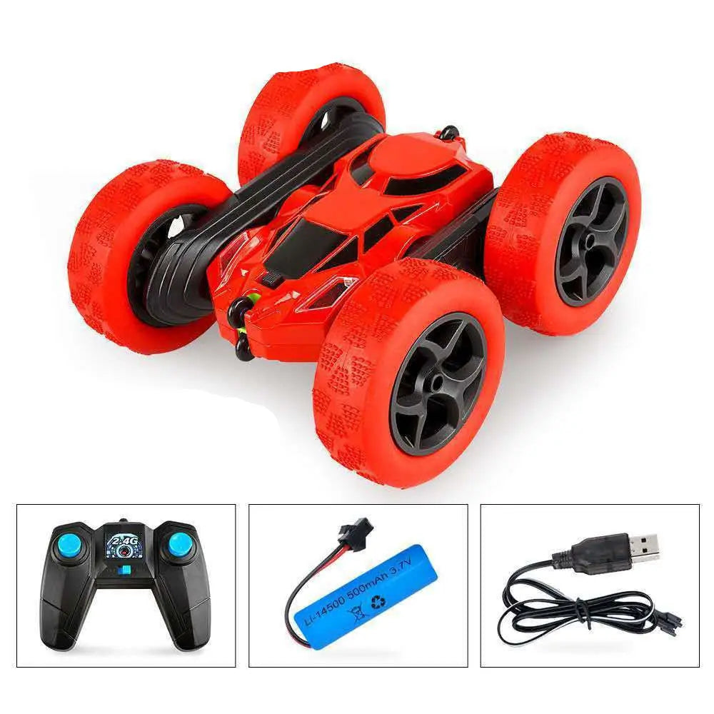 Control Off Road Double Sided 360 Degree Flip Stunt Tumbler Charging Racing Car - Get Me Products