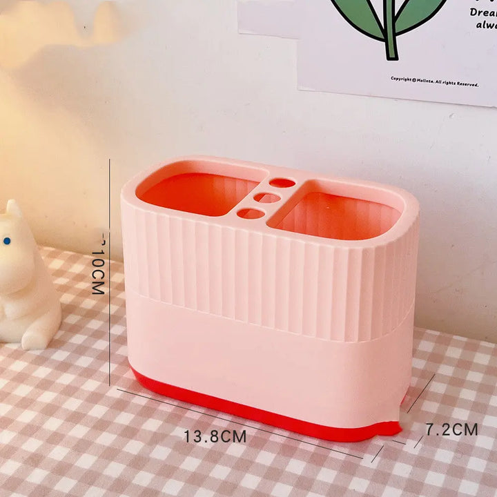 Cute Now Double-cell Plastic Student Desktop Storage - Get Me Products