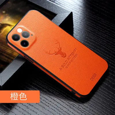 Deer pendant leather wallet chain lanyard soft phone case for iphone 12 pro max - Get Me Products