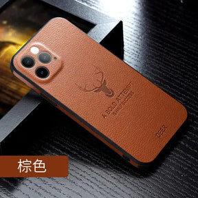 Deer pendant leather wallet chain lanyard soft phone case for iphone 12 pro max - Get Me Products