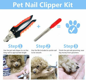 Dog Nail Clippers Nail Trimmer With Safety Guard Razor Sharp Blades Pet Grooming - Get Me Products