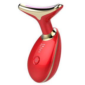 EMS Thermal Neck Lifting And Tighten Massager Electric Microcurrent Wrinkle Remover LED Photon Face Beauty Device For Woman - Get Me Products