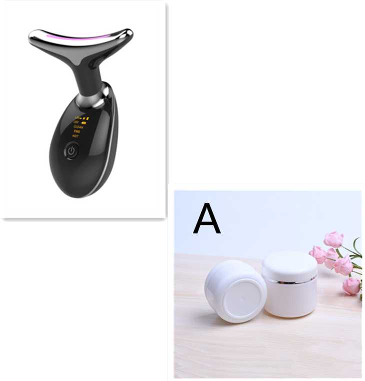 EMS Thermal Neck Lifting And Tighten Massager Electric Microcurrent Wrinkle Remover LED Photon Face Beauty Device For Woman - Get Me Products