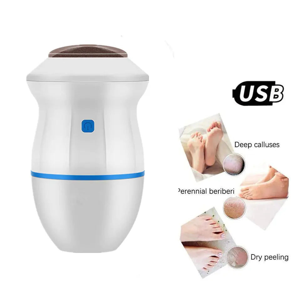 Electric Vacuum Foot Grinder File Machine Exfoliate Dead Skin Callus Remover Heel Removal Scraper Vacuums Grinding Head heel - Get Me Products