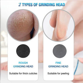 Electric Vacuum Foot Grinder File Machine Exfoliate Dead Skin Callus Remover Heel Removal Scraper Vacuums Grinding Head heel - Get Me Products