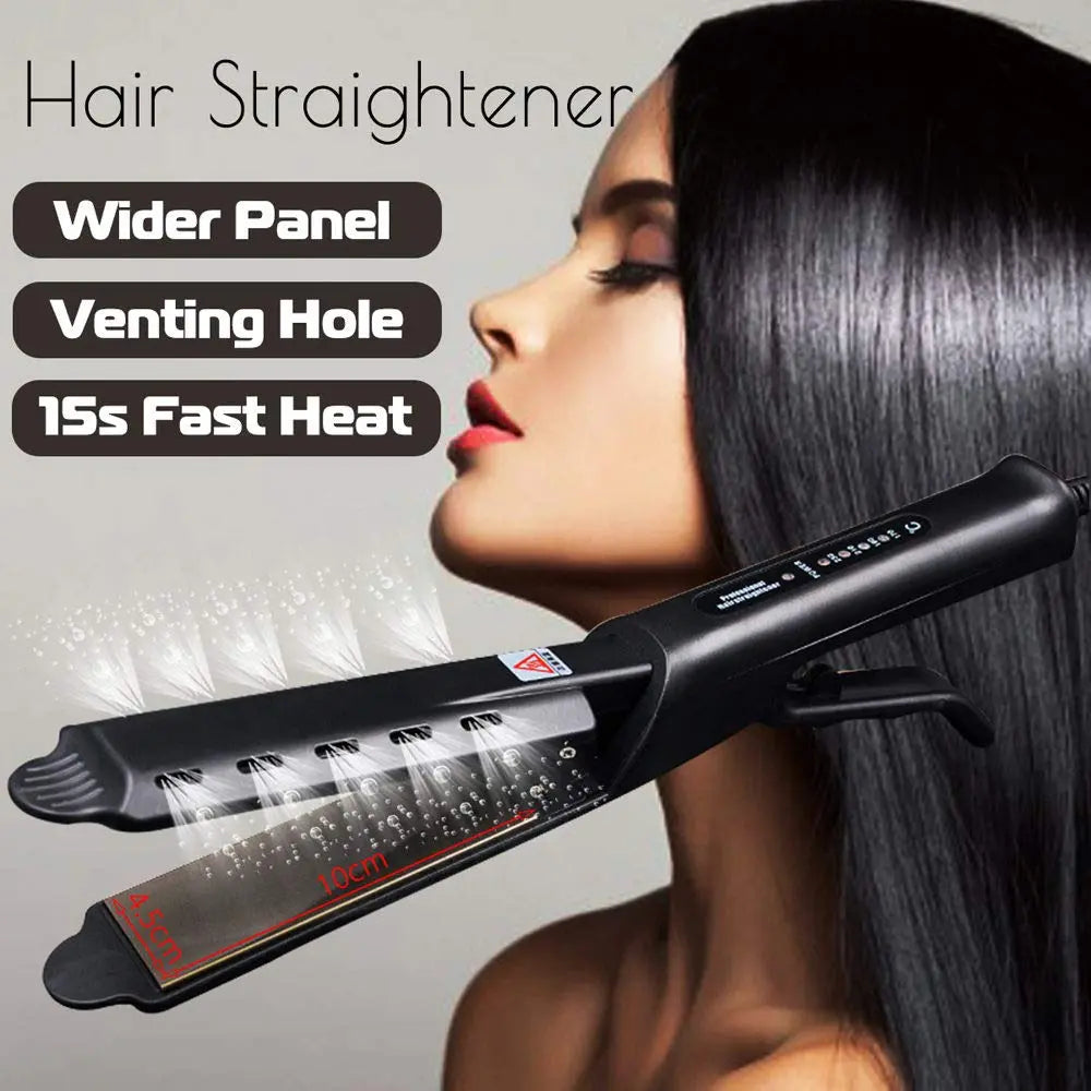 Four-gear Ceramic Tourmaline Ionic Flat Iron Hair Straightener For Women Professional Hair Straightener - Get Me Products