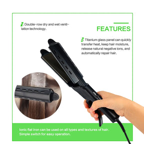 Four-gear Ceramic Tourmaline Ionic Flat Iron Hair Straightener For Women Professional Hair Straightener - Get Me Products