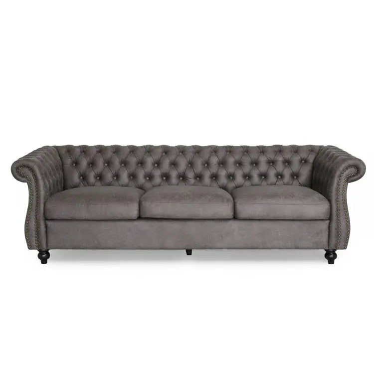 Free shipping within U.S Living Room Modern Chesterfield Sofa Tufted Velvet Sofa Set Furniture - Get Me Products