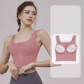 Front Zipper Sports Bra Women's Back Shockproof - Get Me Products