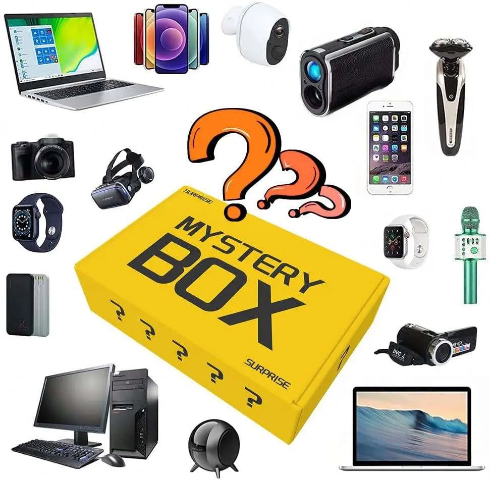 Gift Mystery Box Wireless Earbuds In Ear Headphone TWS Earphone Camera Smart Watch Laptop Speaker Mobile Phone - Get Me Products