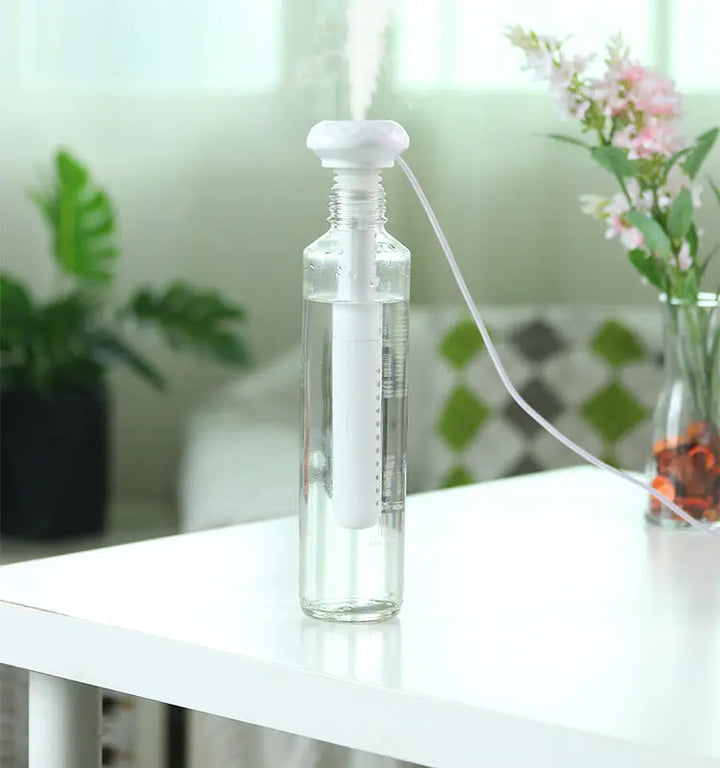 Gift portable mineral water bottle humidifier white household mute water cup large capacity hydration desktop humidifier - Get Me Products