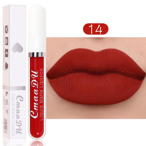 CmaaDu 18 Colors Long Lasting Lip Gloss Matte Velvet Liquid Lipstick Waterproof Moisturizing Lip Makeup Cosmetic TSLM1 - Get Me Products