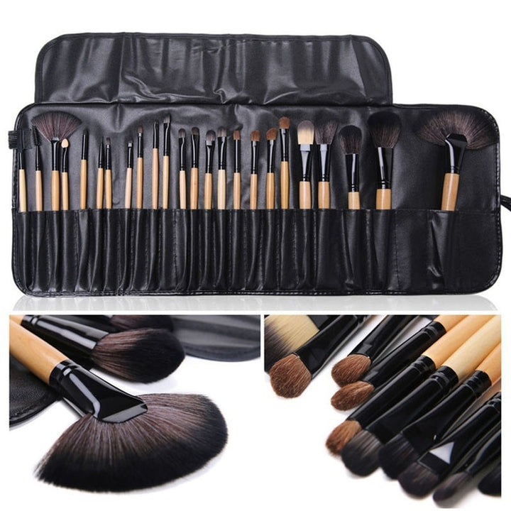 Gift Bag Of  24 pcs Makeup Brush Sets Professional Cosmetics Brushes Eyebrow Powder Foundation Shadows Pinceaux Make Up Tools - Get Me Products