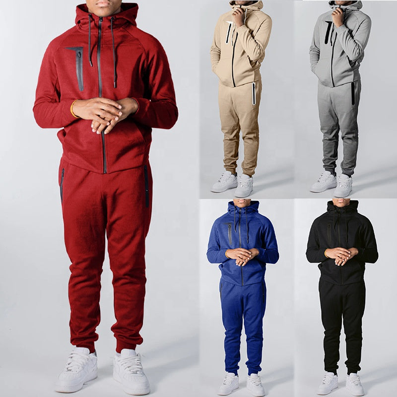 KX  	Good quality mountaineering clothes oversized 3XL tracksuit polyester mens tracksuits slim fit mens sweatsuit - Get Me Products