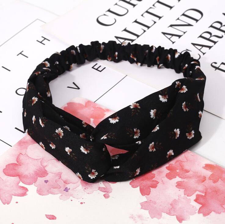 Fashion Women Girls Summer Bohemian Hair Bands Print Headbands Vintage Cross Turban Bandage Bandanas HairBands Hair Accessories - Get Me Products