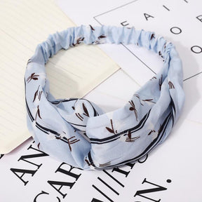 Fashion Women Girls Summer Bohemian Hair Bands Print Headbands Vintage Cross Turban Bandage Bandanas HairBands Hair Accessories - Get Me Products